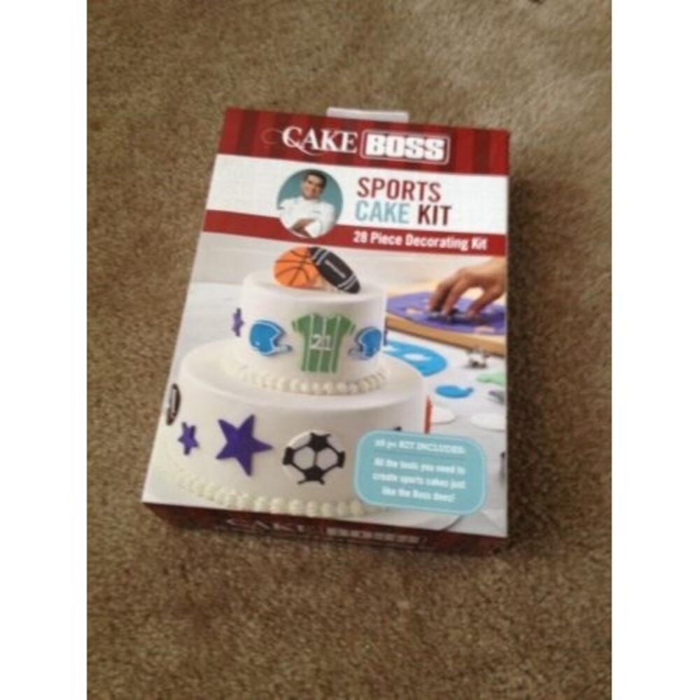Cake Boss Sports Decorating Cake Kit 28 Pieces